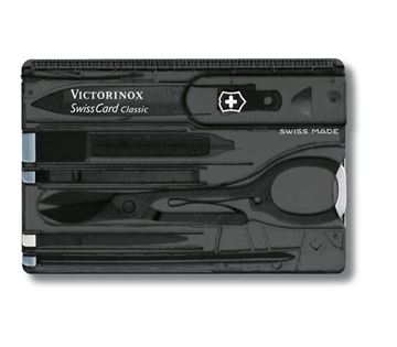 Picture of Swiss Card Classic Transparent Black